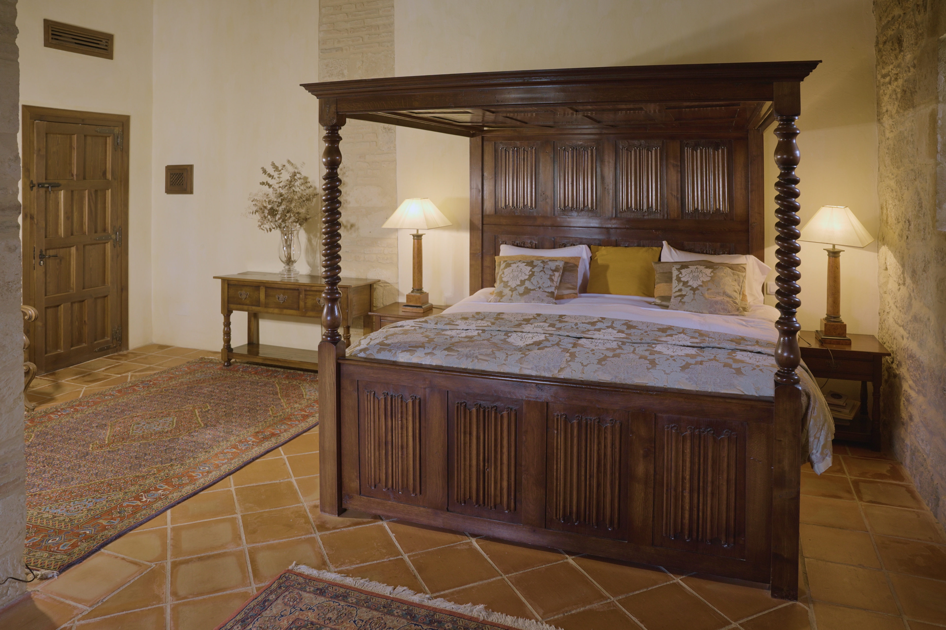 Stone-walled suite